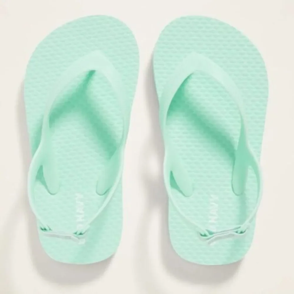 Old Navy Flip Flops Mint Green Sandals 6